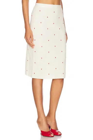 Bottega Veneta High Waisted Midi Skirt | Thumbnail 2