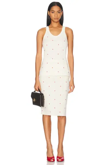Bottega Veneta High Waisted Midi Skirt | Thumbnail 5