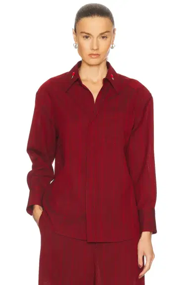 Bottega Veneta Button Up Top | Thumbnail 1 Bottega Veneta Button Up Top | Thumbnail 1