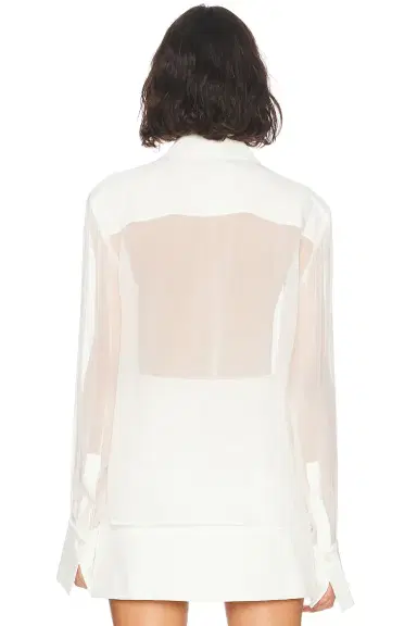SANS FAFF Meghan Panelled Silk Blouse | Thumbnail 3