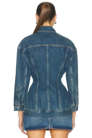 Wardrobe.NYC Denim Contour Jacket | Thumbnail 3 Wardrobe.NYC Denim Contour Jacket | Thumbnail 3