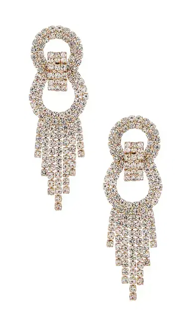 Ettika Crystal Fringe Earrings | Thumbnail 1 Ettika Crystal Fringe Earrings | Thumbnail 1