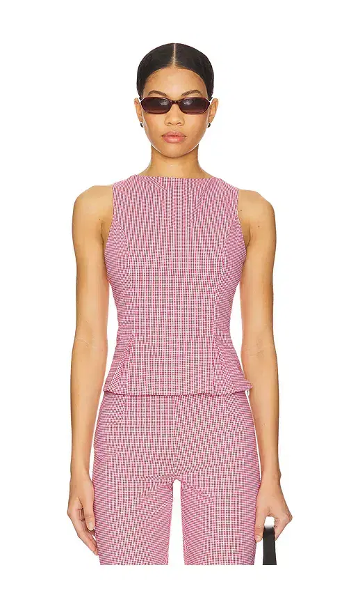 MORE TO COME Drea Peplum Top