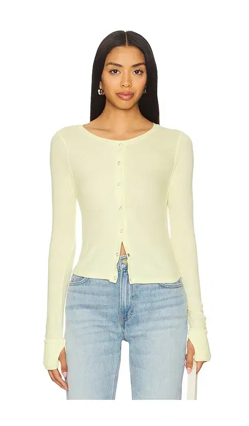 Michael Lauren Vesca Snap Front Tee