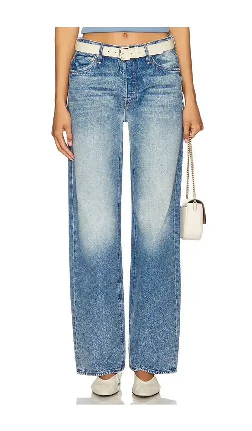 MOTHER The Dodger Button Sneak Jeans
