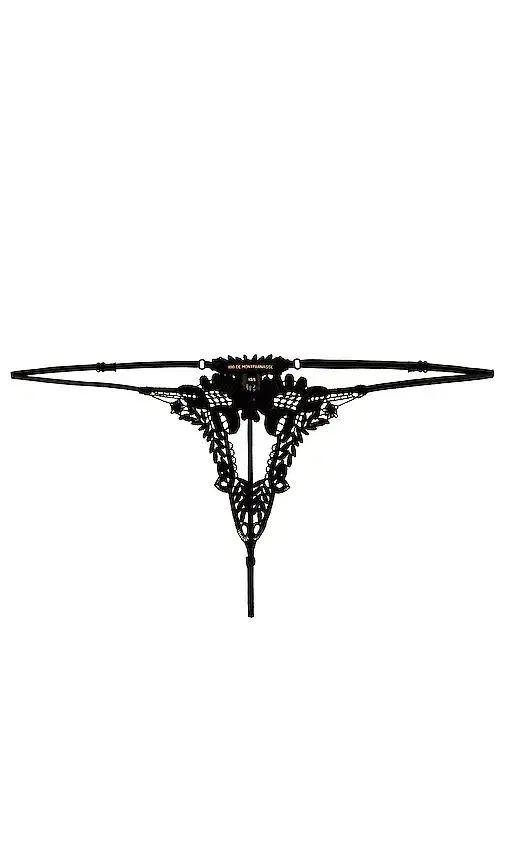 Kiki de Montparnasse Lace Ouvert Thong