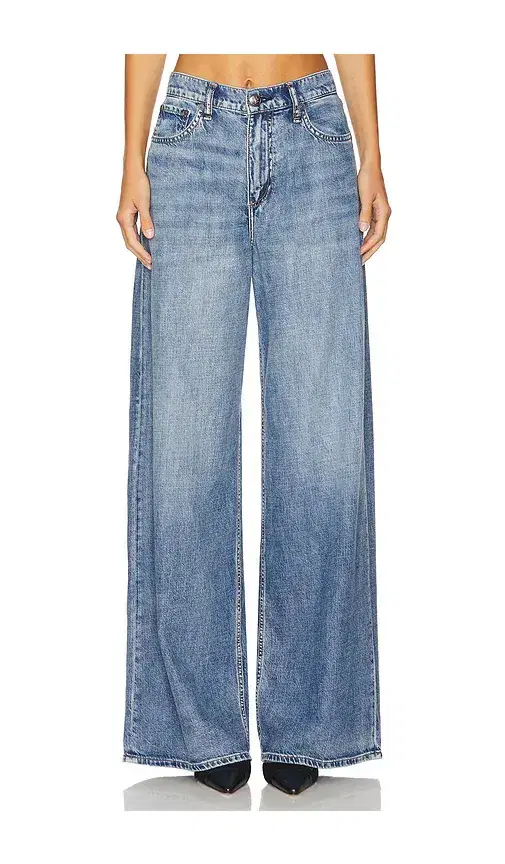 Rag & Bone Featherweight Sofie Wide Leg Jeans