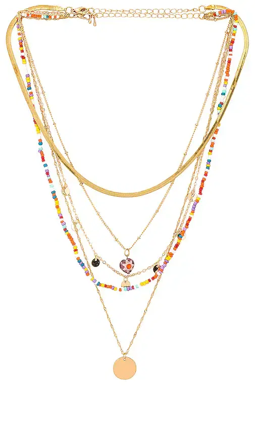 8 Other Reasons Beaded Layered Necklace