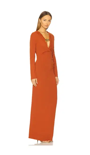 GIUSEPPE DI MORABITO Long Sleeve Maxi Dress | Thumbnail 2