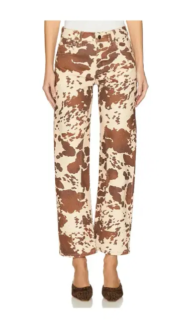 Free People x We The Free Risk Taker Printed Wide Leg Jeans | Thumbnail 1