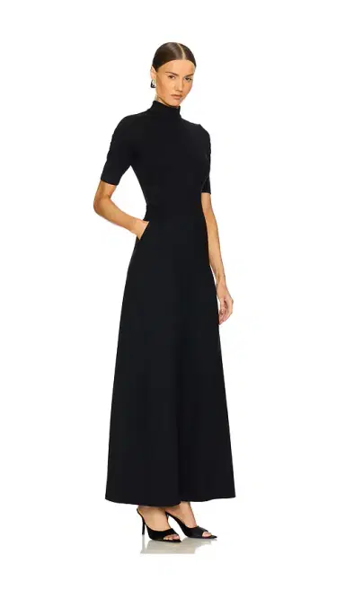 Susana Monaco Mock Neck Short Sleeve Jumpsuit | Thumbnail 2