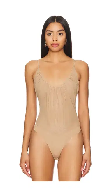 L'AGENCE Gelina Ruched Bodysuit | Thumbnail 2