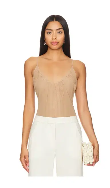 L'AGENCE Gelina Ruched Bodysuit | Thumbnail 1