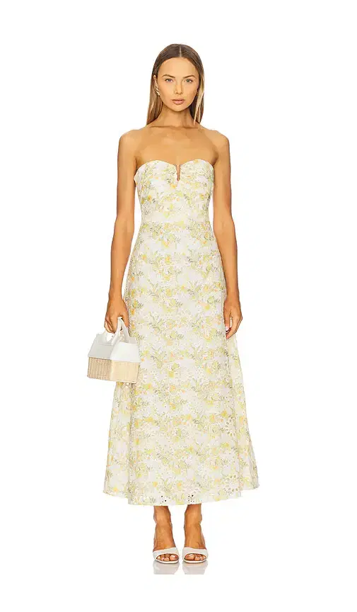 Bardot Lora Broderie Maxi Dress