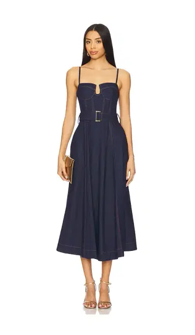 Karina Grimaldi Maverick Denim Dress | Thumbnail 1 Karina Grimaldi Maverick Denim Dress | Thumbnail 1