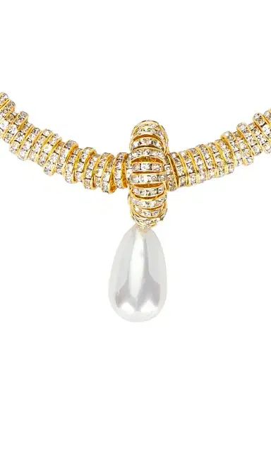 Julietta Pearl Drop Gold Necklace | Thumbnail 2 Julietta Pearl Drop Gold Necklace | Thumbnail 2