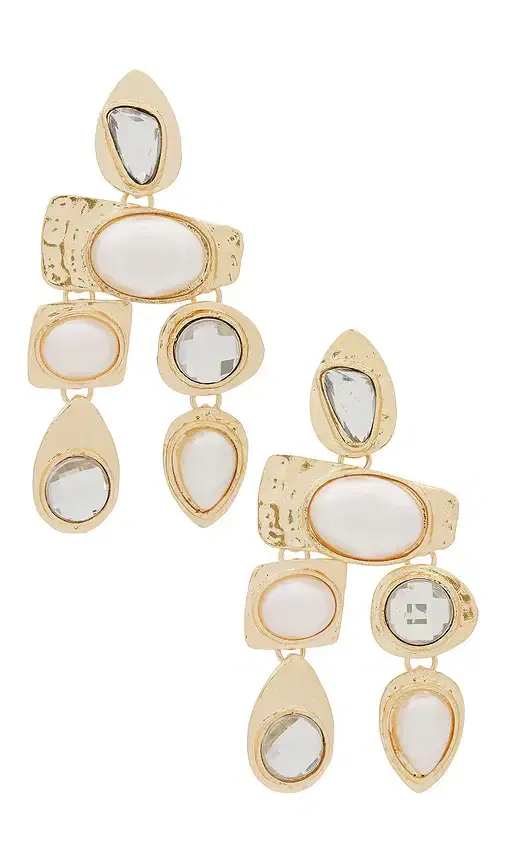 petit moments Multi Stone Earrings