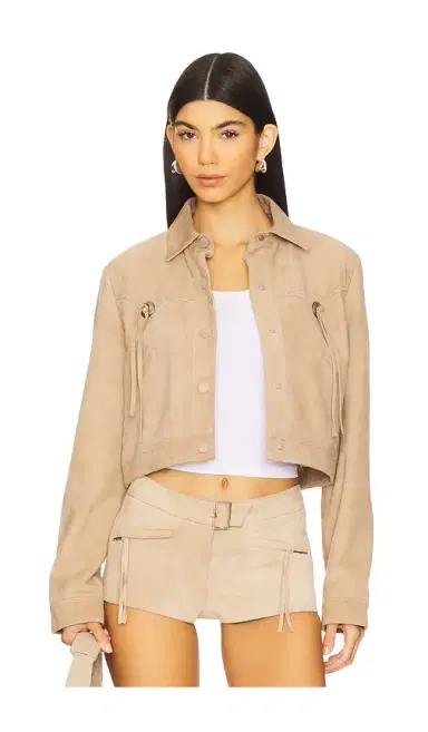 LAMARQUE X Revolve Luna Cropped Jacket | Thumbnail 1