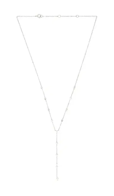 SHASHI Solitaire Station Lariat Necklace | Thumbnail 1 SHASHI Solitaire Station Lariat Necklace | Thumbnail 1