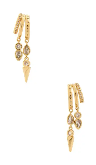 Ettika Royal Crystal Drop Earrings | Thumbnail 1