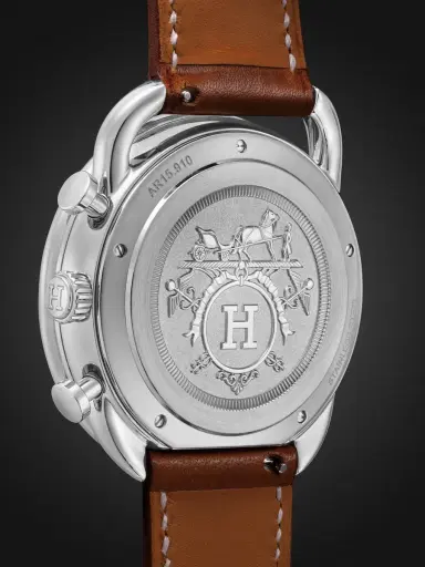 Hermès Timepieces Arceau Automatic Chronograph Stainless Steel Watch, Ref. W404113WW00 - Men | Thumbnail 4 Hermès Timepieces Arceau Automatic Chronograph Stainless Steel Watch, Ref. W404113WW00 - Men | Thumbnail 4