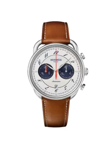 Hermès Timepieces Arceau Automatic Chronograph Stainless Steel Watch, Ref. W404113WW00 - Men | Thumbnail 1 Hermès Timepieces Arceau Automatic Chronograph Stainless Steel Watch, Ref. W404113WW00 - Men | Thumbnail 1