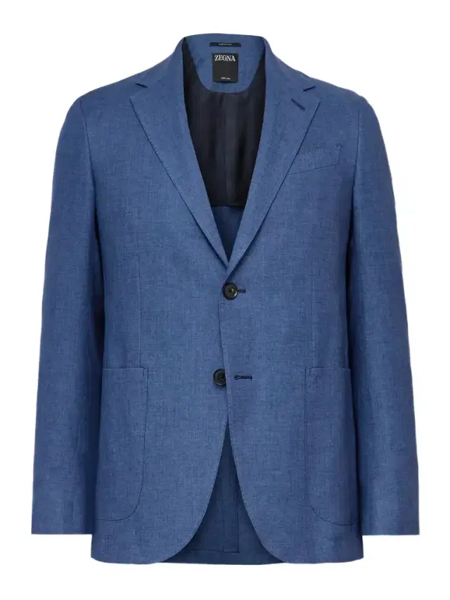 Zegna Oasi Linen Suit Jacket - Men
