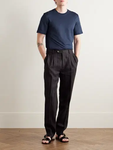 Zegna Oasi Linen T-Shirt - Men | Thumbnail 2