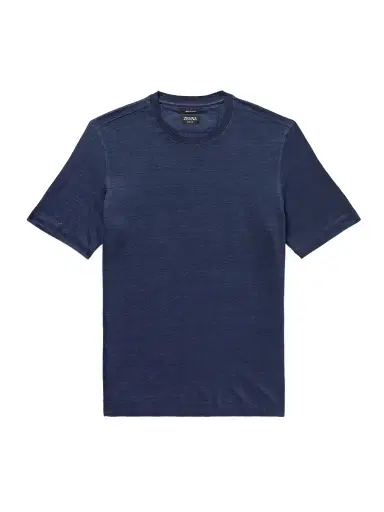 Zegna Oasi Linen T-Shirt - Men | Thumbnail 1