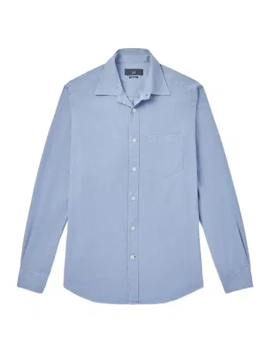 dunhill Sea Island Cotton-Twill Shirt - Men | Thumbnail 1 dunhill Sea Island Cotton-Twill Shirt - Men | Thumbnail 1