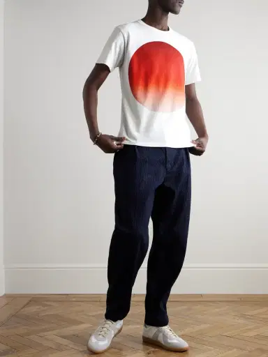 Blue Blue Japan Omaru Gradation Printed Cotton-Jersey T-Shirt - Men | Thumbnail 2