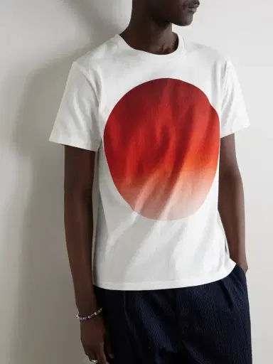 Blue Blue Japan Omaru Gradation Printed Cotton-Jersey T-Shirt - Men | Thumbnail 3