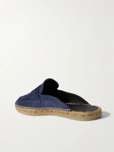 Castañer Nando Suede Backless Espadrilles - Men | Thumbnail 4