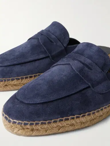 Castañer Nando Suede Backless Espadrilles - Men | Thumbnail 5