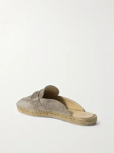 Castañer Nando Suede Backless Espadrilles - Men | Thumbnail 4