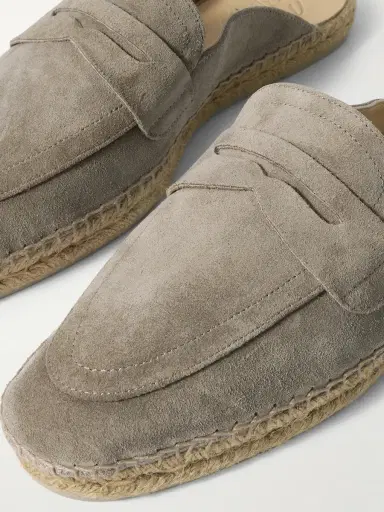 Castañer Nando Suede Backless Espadrilles - Men | Thumbnail 5