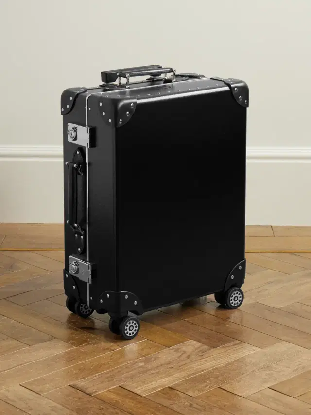 Metropolis Leather-Trimmed Carry-On Suitcase - Men