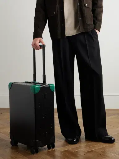 Globe-Trotter Aston Martin F1 Limited Edition Leather-Trimmed Vulcanised Fibreboard Carry-On Suitcase - Men | Thumbnail 2 Globe-Trotter Aston Martin F1 Limited Edition Leather-Trimmed Vulcanised Fibreboard Carry-On Suitcase - Men | Thumbnail 2