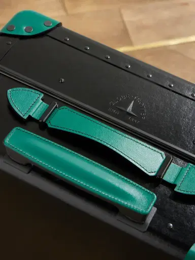 Globe-Trotter Aston Martin F1 Limited Edition Leather-Trimmed Vulcanised Fibreboard Carry-On Suitcase - Men | Thumbnail 5 Globe-Trotter Aston Martin F1 Limited Edition Leather-Trimmed Vulcanised Fibreboard Carry-On Suitcase - Men | Thumbnail 5