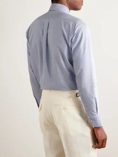 J. Mueser Slim-Fit Button-Down Collar Cotton Oxford Shirt - Men | Thumbnail 3