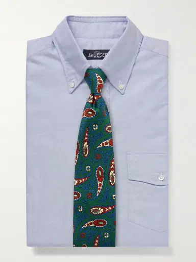 J. Mueser Slim-Fit Button-Down Collar Cotton Oxford Shirt - Men | Thumbnail 5