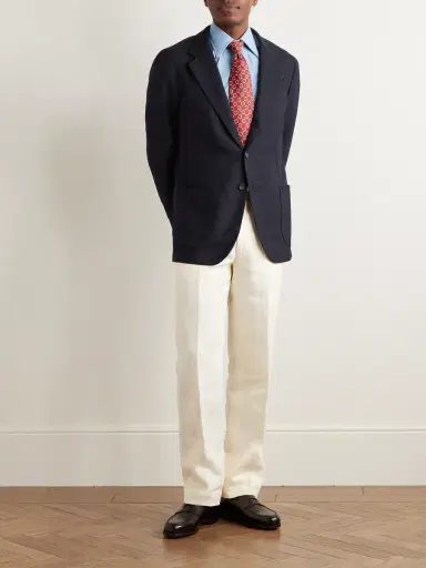 J. Mueser Waverly Wool-Hopsack Blazer - Men | Thumbnail 2 J. Mueser Waverly Wool-Hopsack Blazer - Men | Thumbnail 2