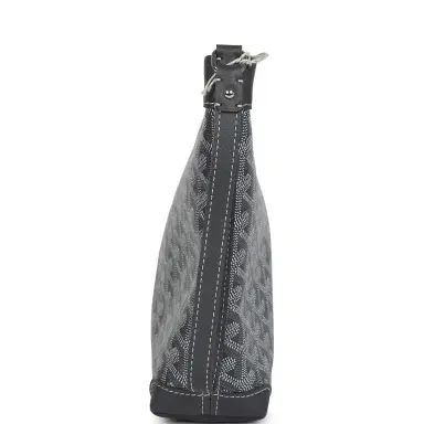 goyard Goyard Goyardine Canvas Grey Conti Pouch Palladium Hardware | Thumbnail 3
