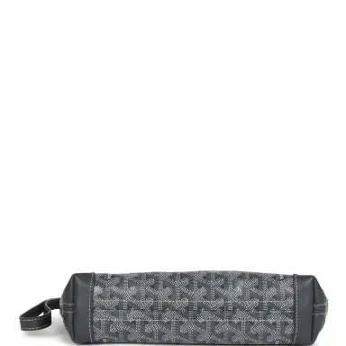 goyard Goyard Goyardine Canvas Grey Conti Pouch Palladium Hardware | Thumbnail 6