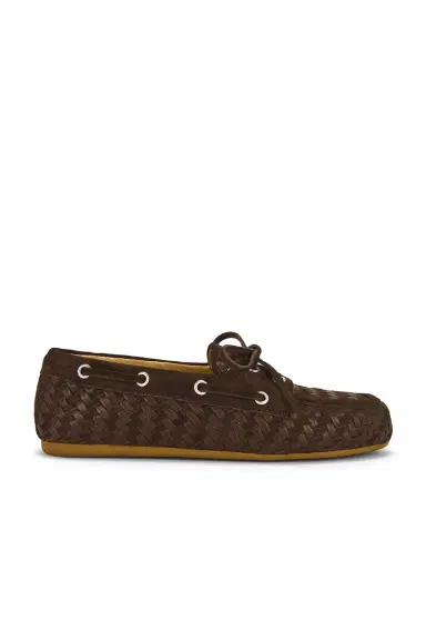 Miu Miu Leather Moccasin | Thumbnail 1 Miu Miu Leather Moccasin | Thumbnail 1
