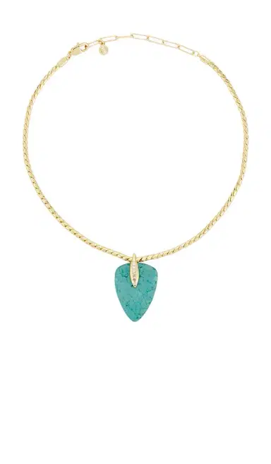 Ettika Twisted Turquoise Statement Pendant Necklace | Thumbnail 1 Ettika Twisted Turquoise Statement Pendant Necklace | Thumbnail 1