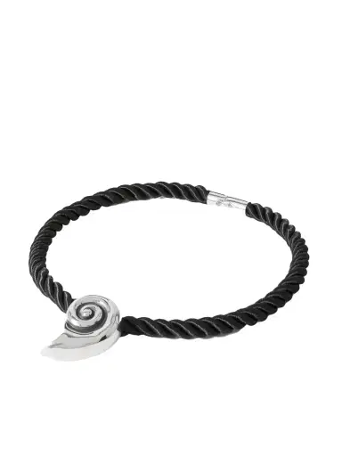 Sophie Buhai Nautilus Silver And Rope Necklace | Thumbnail 1 Sophie Buhai Nautilus Silver And Rope Necklace | Thumbnail 1