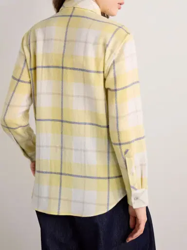 God’s True Cashmere Dreamer Checked Cashmere Shirt | Thumbnail 4