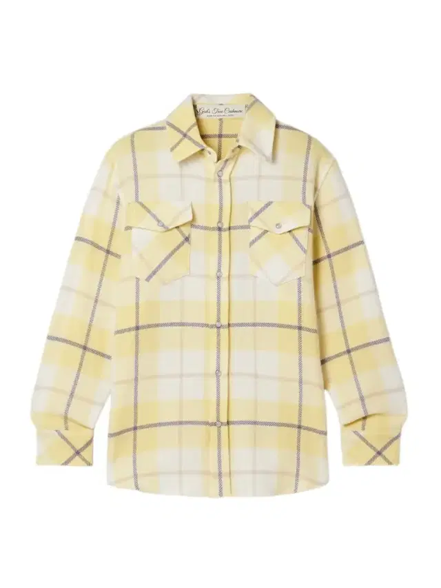God’s True Cashmere Dreamer Checked Cashmere Shirt