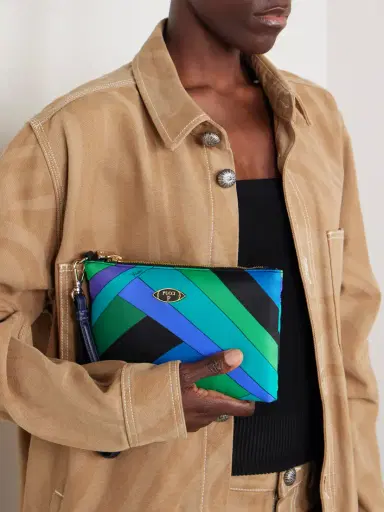 PUCCI Printed Shell Clutch | Thumbnail 2 PUCCI Printed Shell Clutch | Thumbnail 2